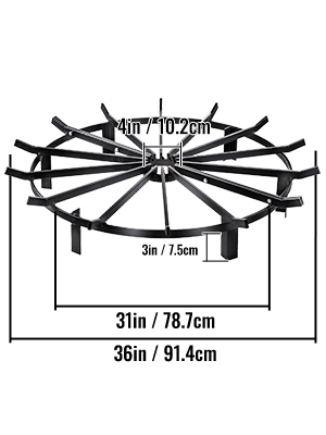 Ohnisková Rošt 91,4 Cm – Obrázok 8