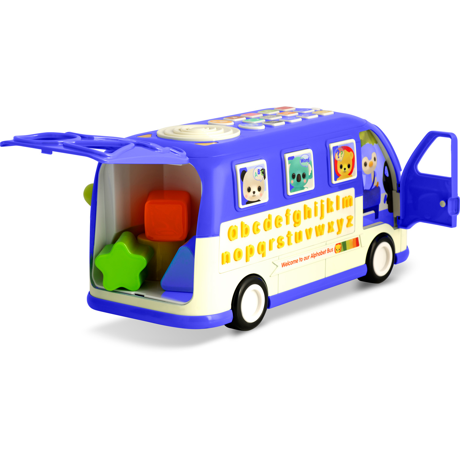 Vzdelávacia hračka RK-741 Ricokids Autobus modrý – Obrázok 4