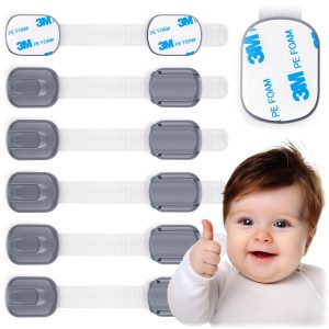Ricokids 798101 ochrana proti otvoreniu skrinky 6 ks sivá