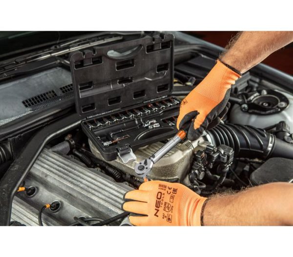Momentový kľúč 1/4 ", 5-25 Nm, sada 21 ks – Obrázok 8