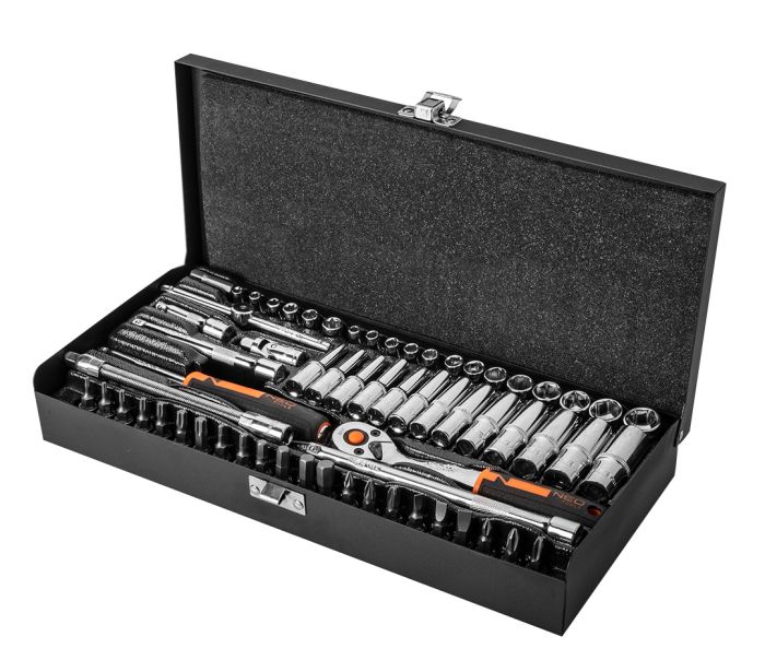 Nástrčné kľúče 1/4", súprava 63 ks – Obrázok 4