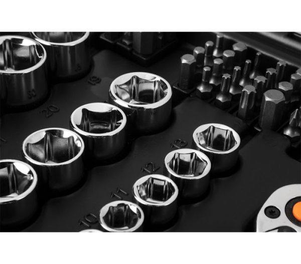Nástrčné kľúče 1/2", 1/4", súprava 73 ks, CrV – Obrázok 7
