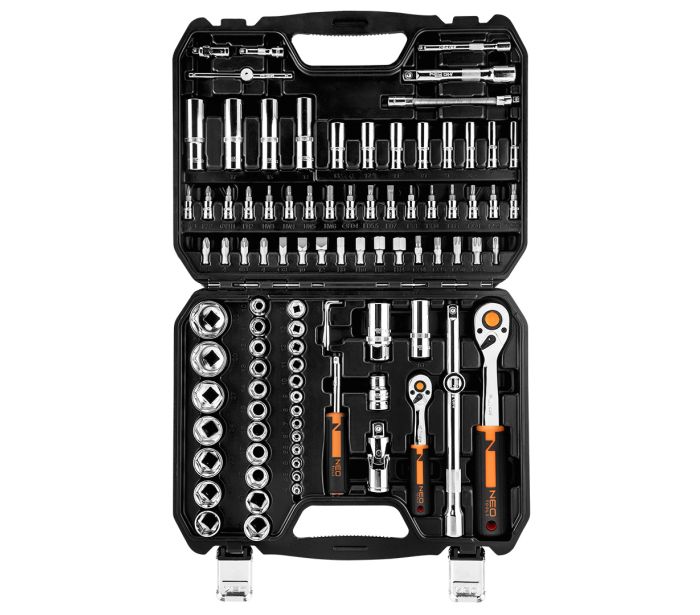 Nástrčné kľúče 1, 4, 1/2 "CrV súprava 94 ks – Obrázok 4