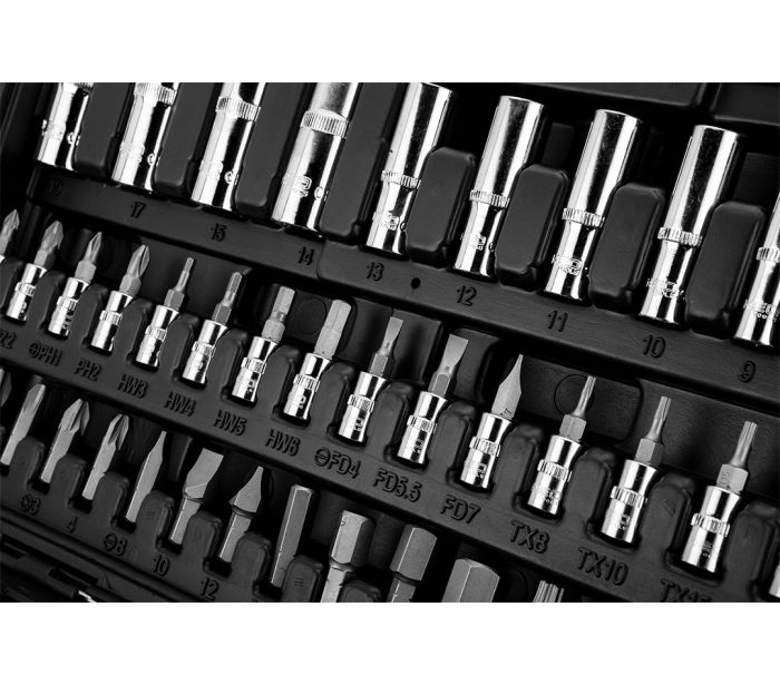 Nástrčné kľúče 1, 4, 1/2 "CrV súprava 94 ks – Obrázok 6