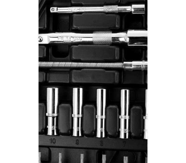 Nástrčné kľúče 1, 4, 1/2 "CrV súprava 94 ks – Obrázok 8