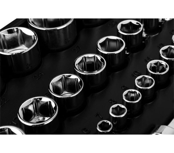 Nástrčné kľúče 1, 4, 1/2 "CrV súprava 110ks – Obrázok 7