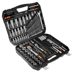 Nástrčné kľúče 1/2", 3/8", 1/4", súprava 219 ks, CrV