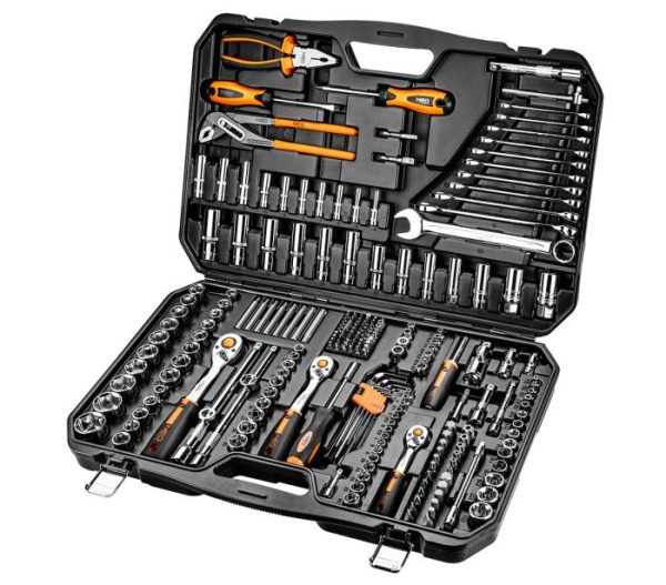 Nástrčné kľúče 1/2", 3/8", 1/4", súprava 233 ks