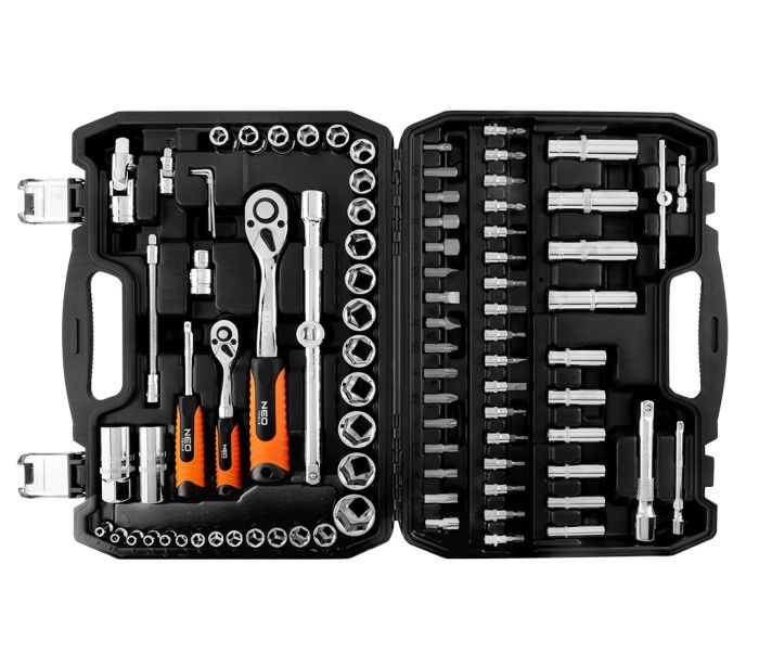 Sada zásuviek 90 ks sada, 1/2", 1/4" – Obrázok 8
