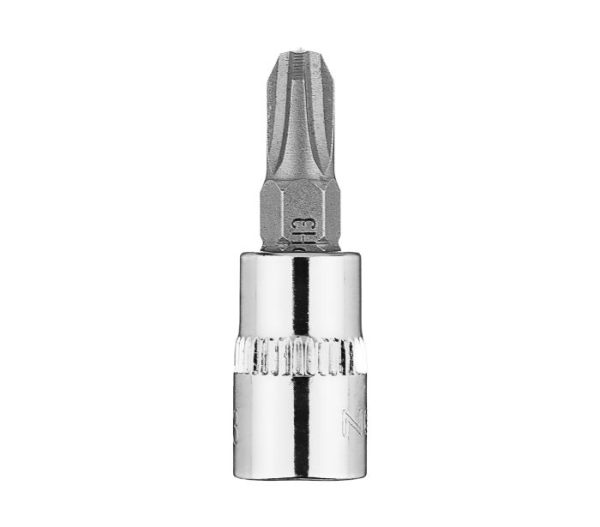 Skrutkovací bit PH3 na 1/4" zásuvke, krátky, 37 mm – Obrázok 3