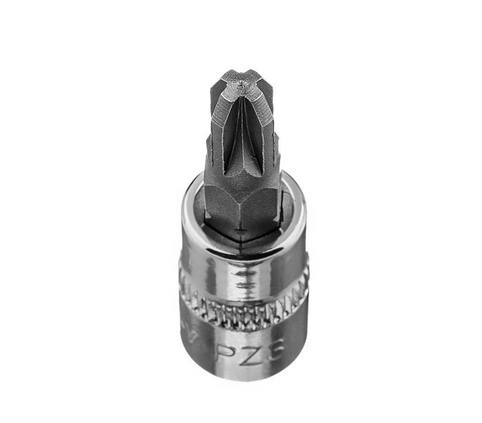 SKRUTKOVACÍ BIT PZ3 NA 1/4 NÁSTRČKU, KRÁTKY, 37 MM – Obrázok 2