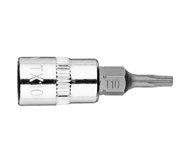 Skrutkovací bit TORX TX10 na 1/4" zásuvke, krátky, 37 mm – Obrázok 7
