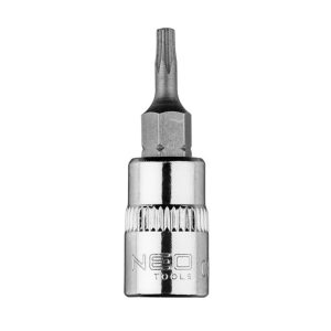 Skrutkovací bit TORX TX10 na 1/4" zásuvke, krátky, 37 mm