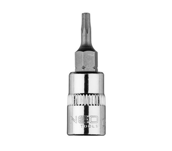 Skrutkovací bit TORX TX10 na 1/4" zásuvke, krátky, 37 mm