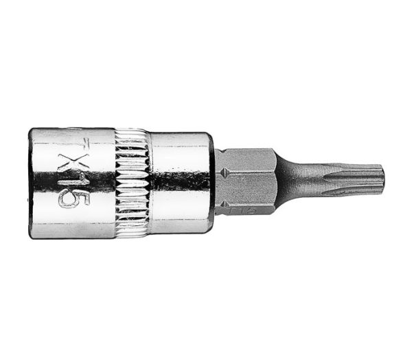 Bit TORX TX15 na 1/4" zásuvke, krátky, 37 mm – Obrázok 7