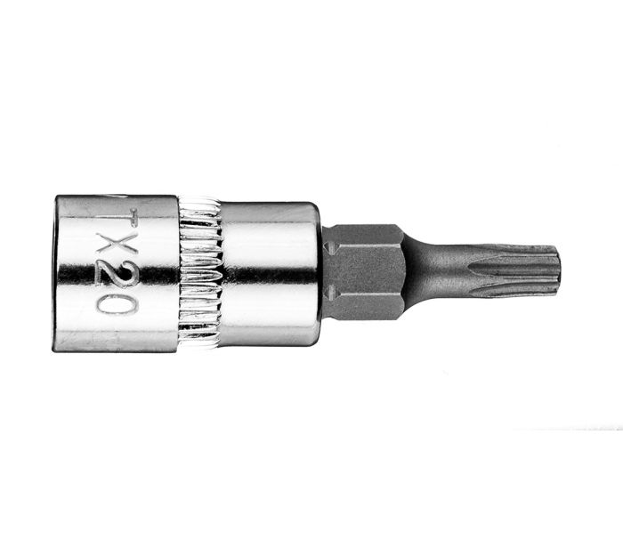 Bit TORX TX20 na 1/4" zásuvke, krátky, 37 mm – Obrázok 3