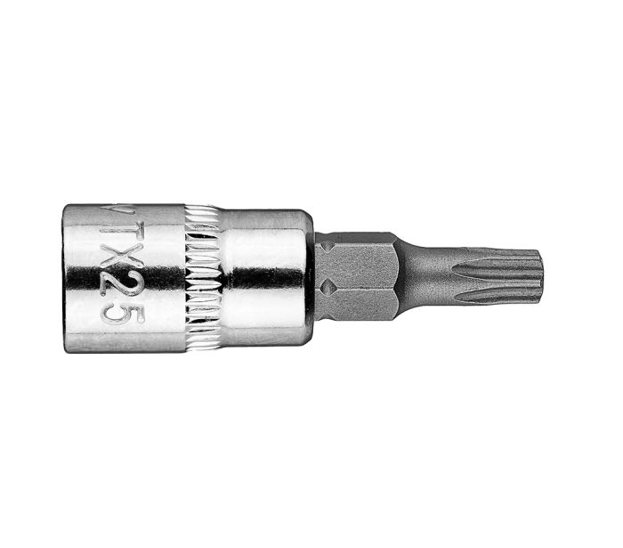 Bit TORX TX25 na 1/4" zásuvke, krátky, 37 mm – Obrázok 6