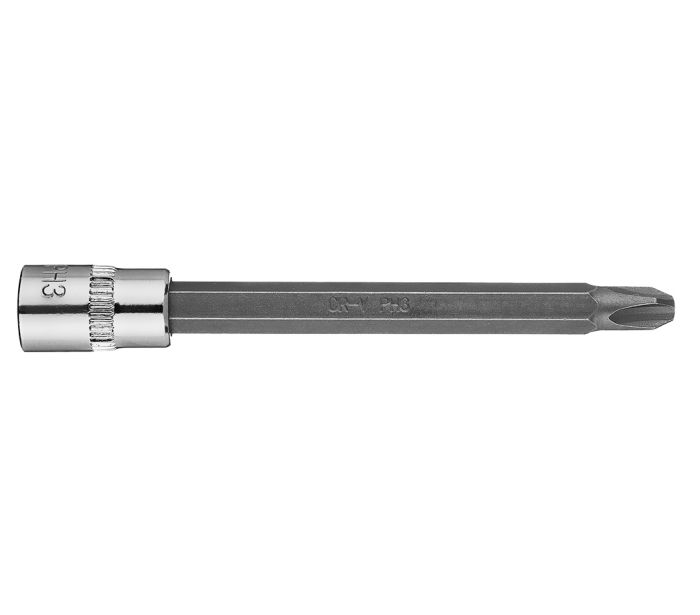 Skrutkovací bit PH3 na 1/4" zásuvke, dlhý, 87 mm – Obrázok 6