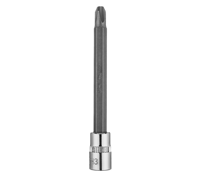 Skrutkovací bit PH3 na 1/4" zásuvke, dlhý, 87 mm