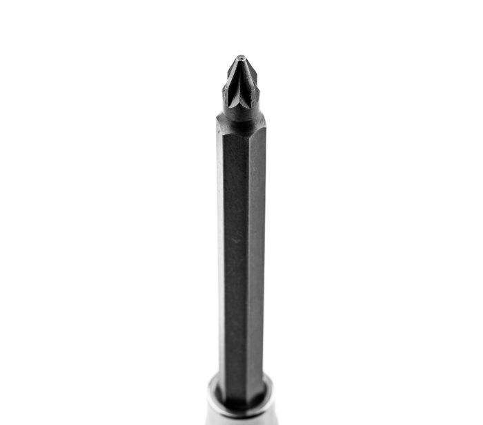 Skrutkovací bit PZ1 na 1/4" zásuvke, dlhý, 87 mm – Obrázok 2