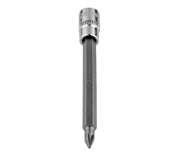 Skrutkovací bit PZ1 na 1/4" zásuvke, dlhý, 87 mm – Obrázok 6