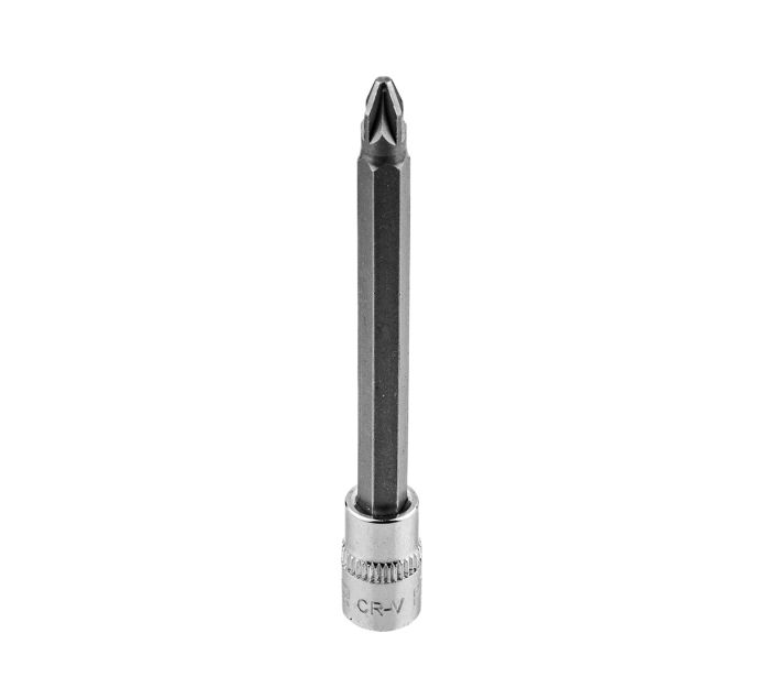 Skrutkovací bit PZ2 na 1/4" zásuvke, dlhý, 87 mm