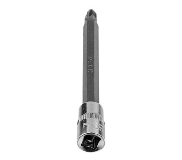 Skrutkovací bit PZ2 na 1/4" zásuvke, dlhý, 87 mm – Obrázok 4