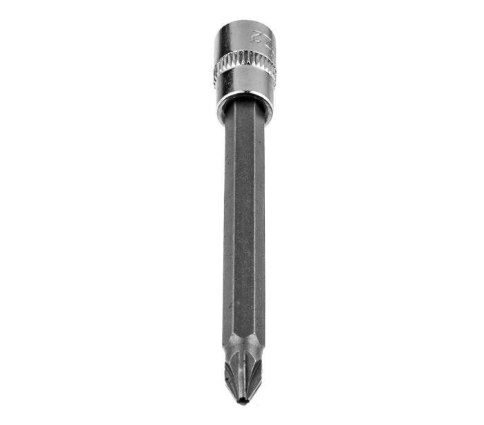 Skrutkovací bit PZ2 na 1/4" zásuvke, dlhý, 87 mm – Obrázok 3