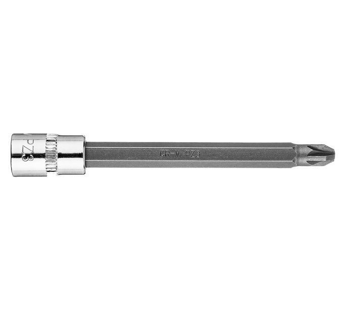 SKRUTKOVACÍ BIT PZ3 S 1/4 NÁSADOU, DLHÝ, 87 MM – Obrázok 7