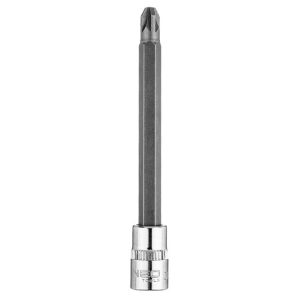 SKRUTKOVACÍ BIT PZ3 S 1/4 NÁSADOU, DLHÝ, 87 MM