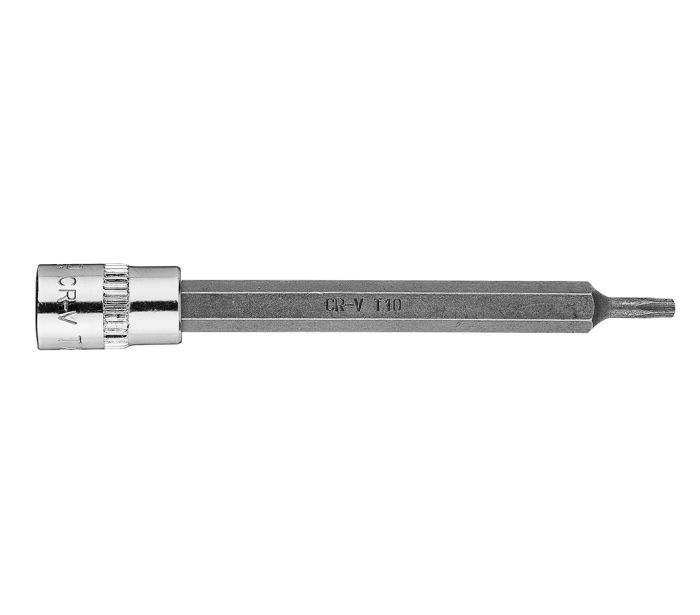 Skrutkovací bit TORX TX10 na 1/4" zásuvke, dlhý, 87 mm – Obrázok 4
