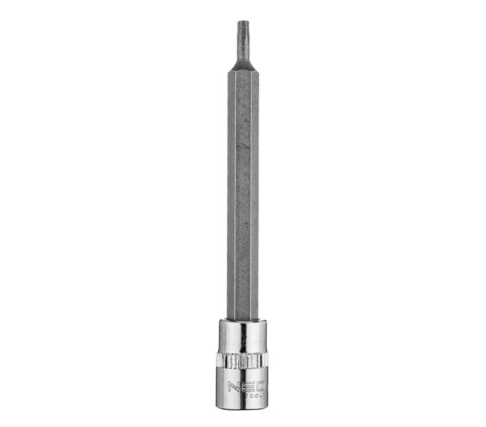 Skrutkovací bit TORX TX10 na 1/4" zásuvke, dlhý, 87 mm – Obrázok 5