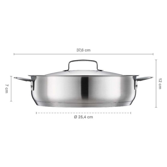 Zapekacia misa All Steel 28cm – Obrázok 6