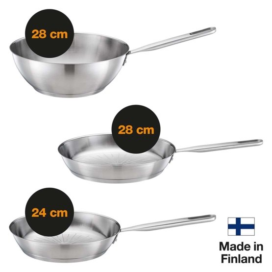 Wok panvica All Steel pure 28cm – Obrázok 8