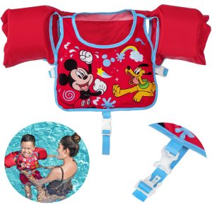 Bestway Plavecká vesta s rukávom 3-6 L Mickey Mouse 9101C