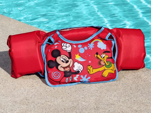 Bestway Plavecká vesta s rukávom 3-6 L Mickey Mouse 9101C – Obrázok 3