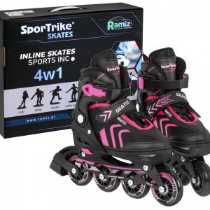 Korčule, korčule, sada 4v1 29-33 ružové