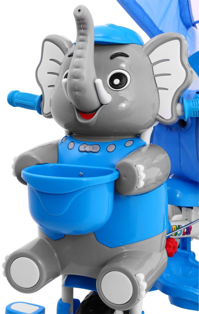 3-kolesový bicykel Happy Blue Elephant – Obrázok 3