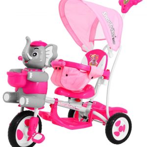 3-kolesový bicykel Happy Elephant Pink