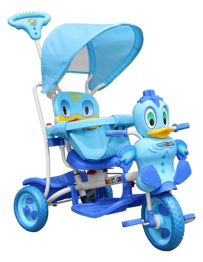 Trojkolka Duck modrá – Obrázok 3