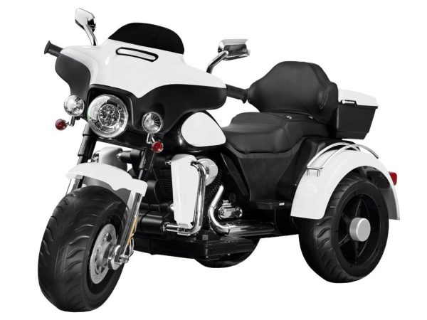 Detská elektrická motorka Chopper Shine biela PA0254 BI – Obrázok 2