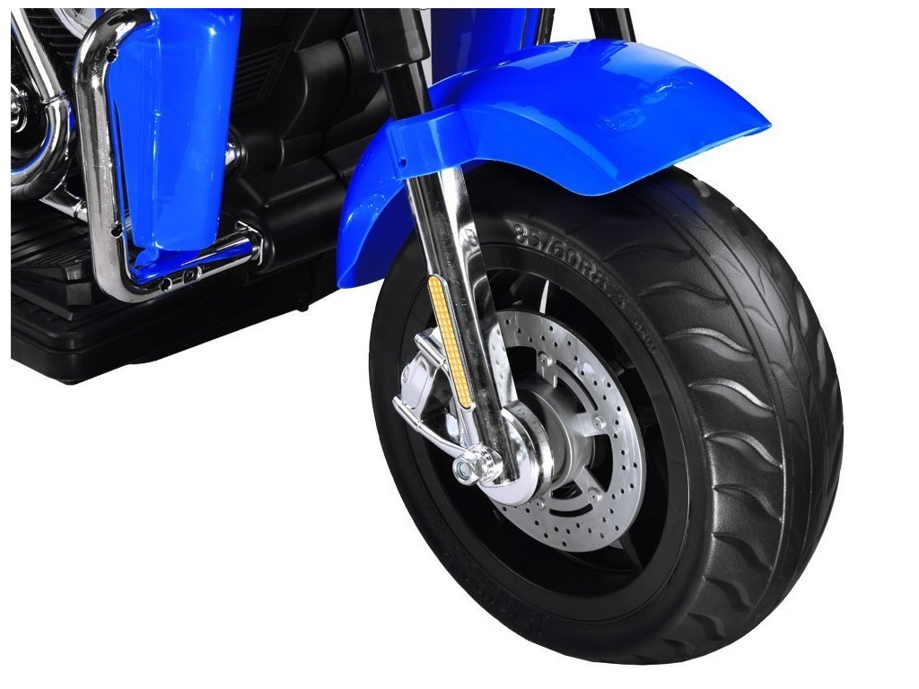 Detská elektrická motorka Chopper Shine modrá J-PA0254 NI – Obrázok 8