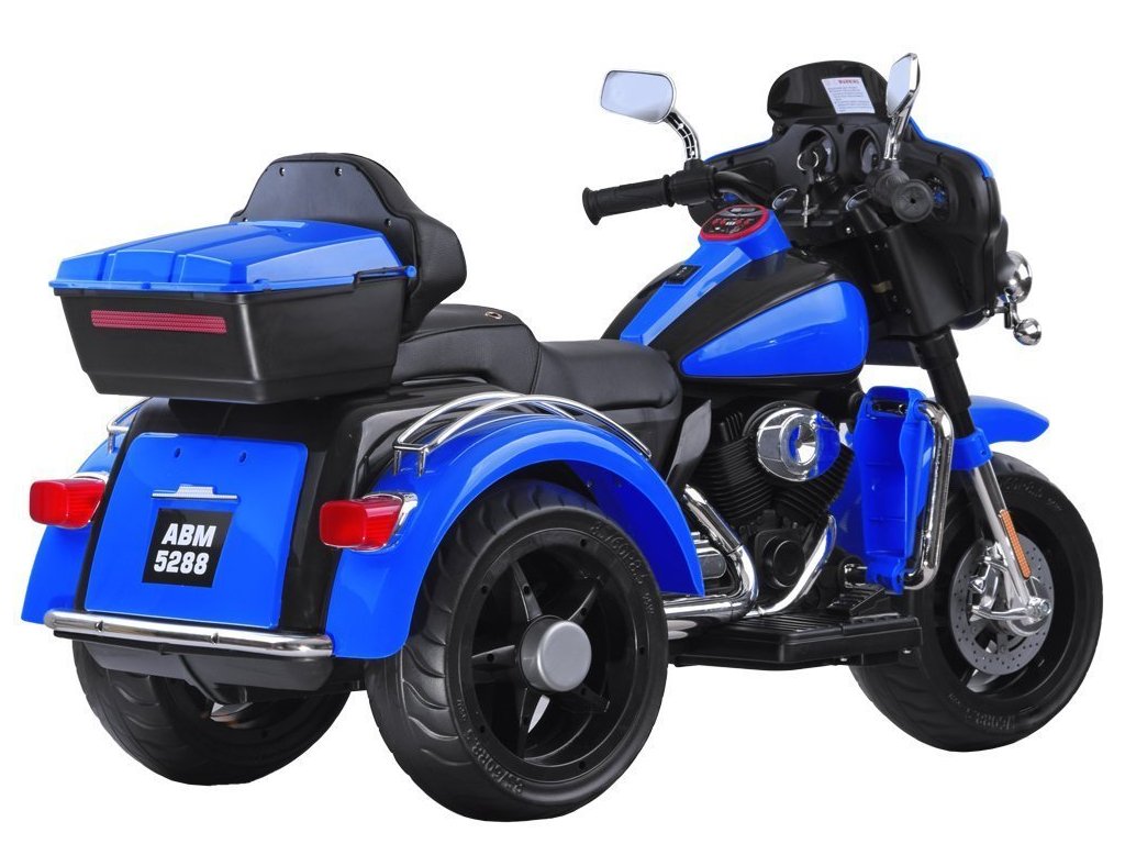 Detská elektrická motorka Chopper Shine modrá J-PA0254 NI – Obrázok 7
