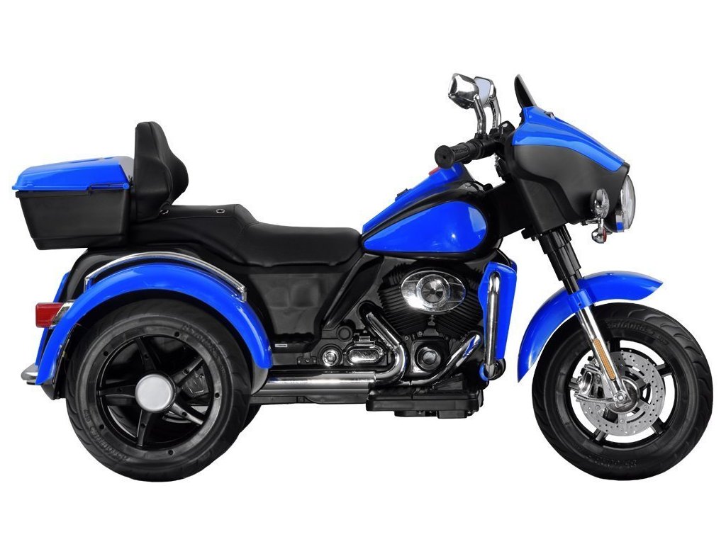 Detská elektrická motorka Chopper Shine modrá J-PA0254 NI – Obrázok 4