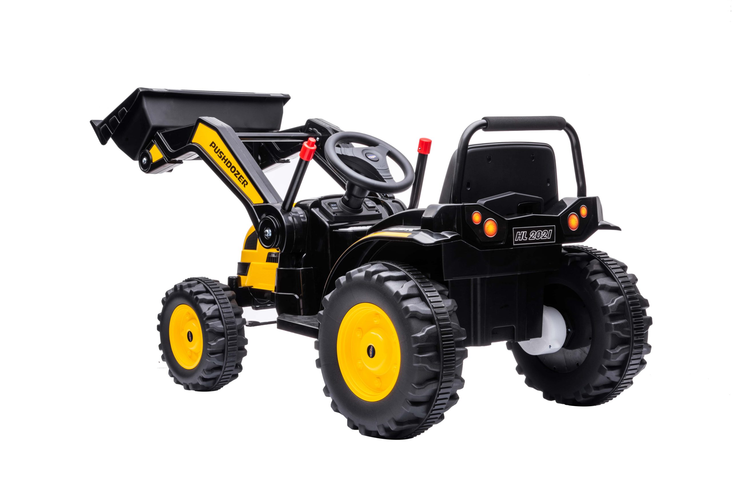Vozidlo Bager Traktor žltý – Obrázok 3