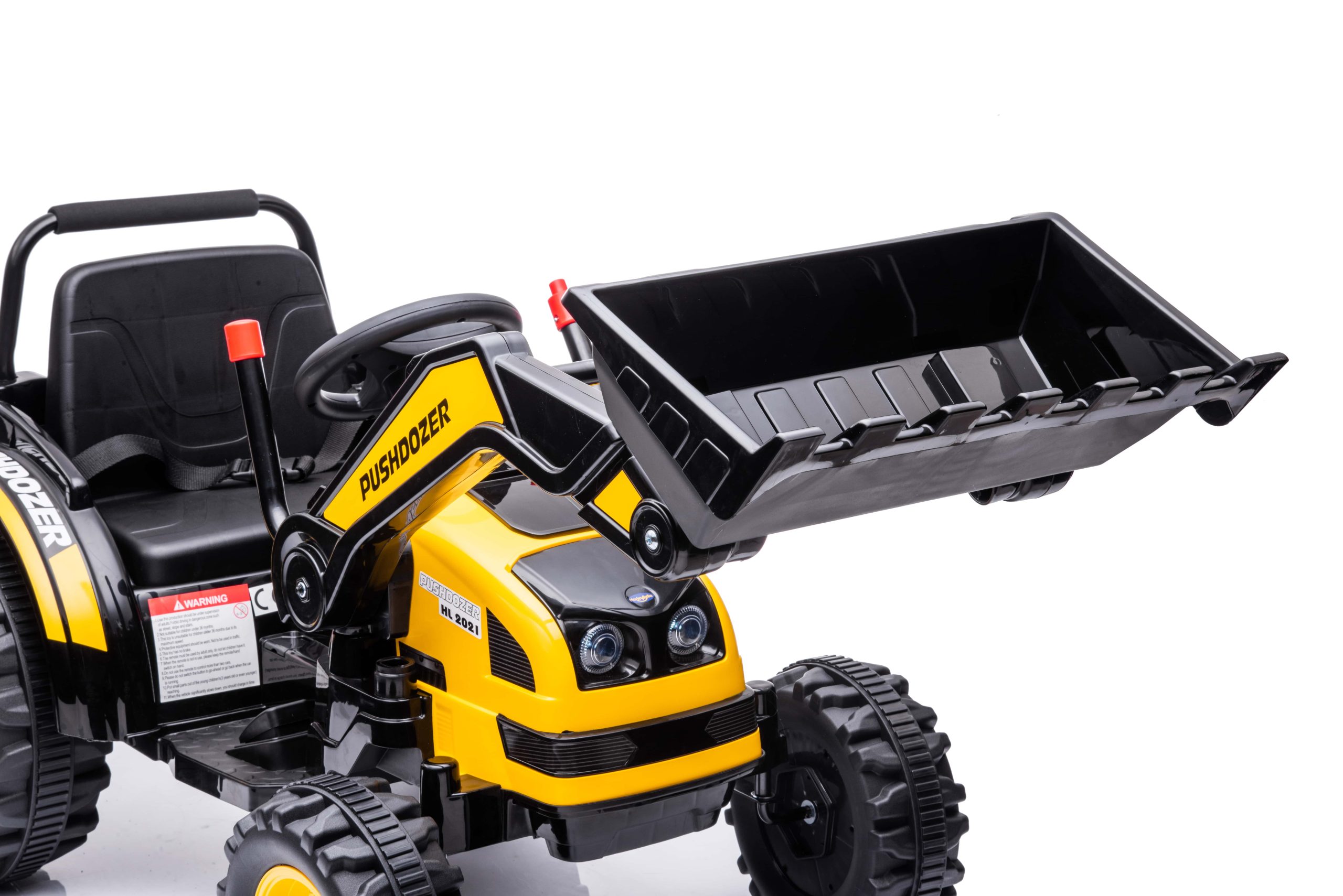 Vozidlo Bager Traktor žltý – Obrázok 6