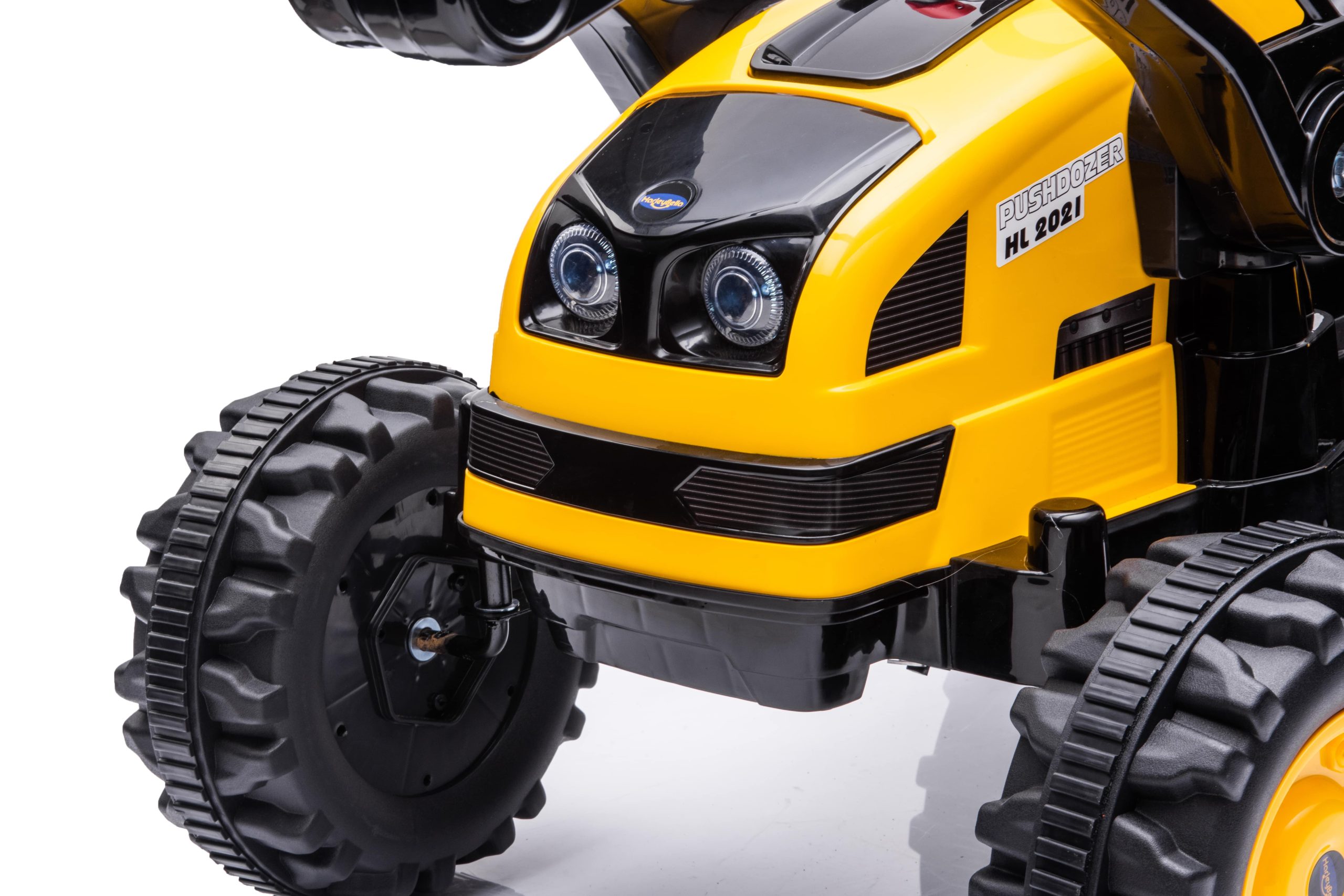 Vozidlo Bager Traktor žltý – Obrázok 7