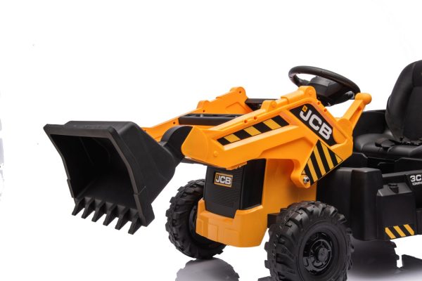 Automobilové rýpadlo bager 2v1 JCB žlté – Obrázok 3
