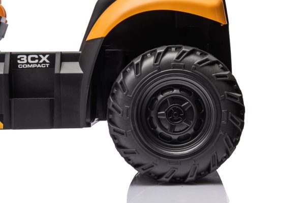Automobilové rýpadlo bager 2v1 JCB žlté – Obrázok 4