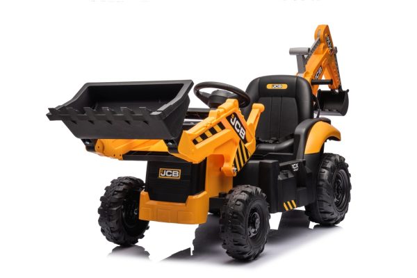 Automobilové rýpadlo bager 2v1 JCB žlté – Obrázok 6